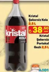 KRİSTAL ŞEKERSİZ KOLA 2,5 L
